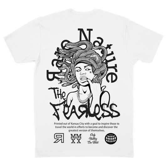 Fearless Medusa White T-Shirt