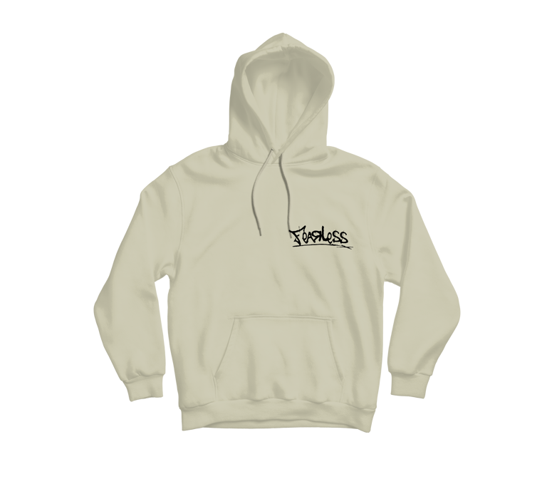 Fearless Medusa Cream Hoodie