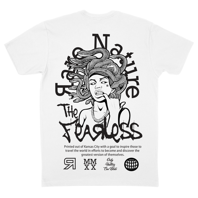 Fearless Medusa White T-Shirt